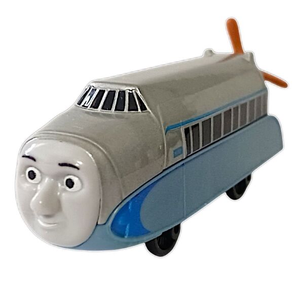 Thomas & Friends Hugo Blimp Guillane 2016 Diecast Silver Matte DXR58 Propeller. - Picture 8 of 16